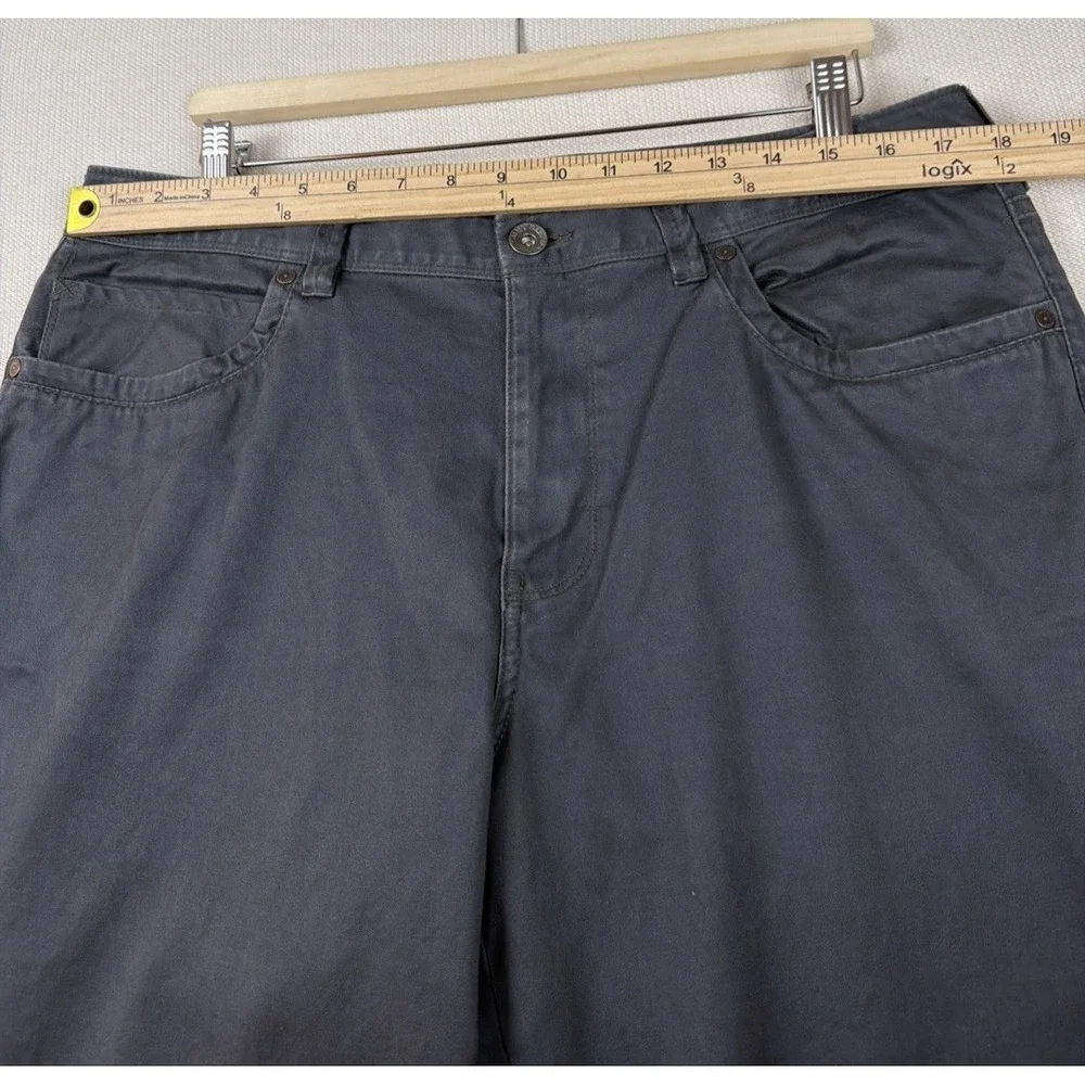 Tommy Bahama Men's Straight Leg 5-Pocket Gray Pants 36X30 Stretch Pima Cotton